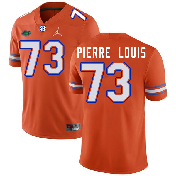 Florida Gators #73 Daniel Pierre-Louis College Football Jerseys Stitched-Orange